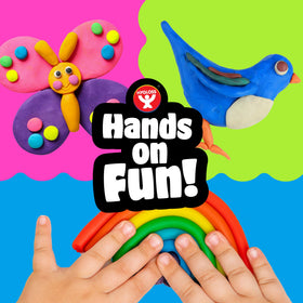 Hygloss Play Dough blueberry-scented enhances immersive play and textured art projects.
