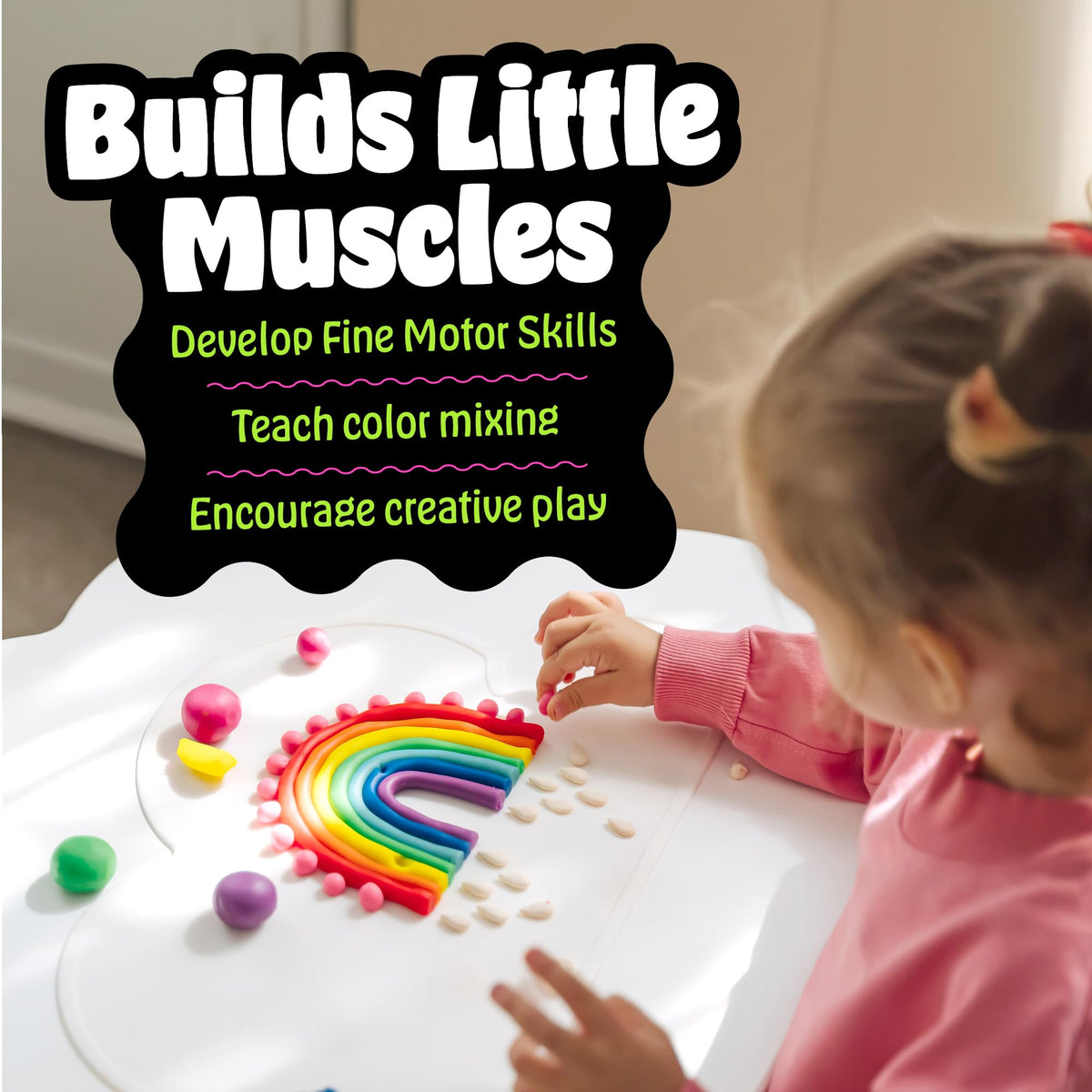 Hygloss Play Dough orange-scented ideal for imaginative art and fine motor skills.