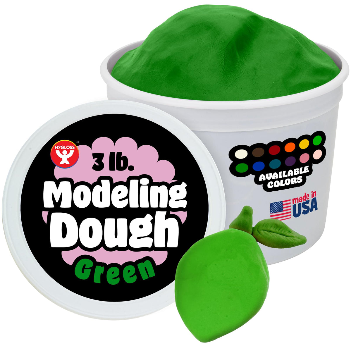 Hygloss Play Dough strawberry-scented for sensory play and classroom crafting.
