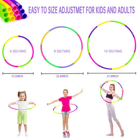 Hymaz hoops offer adjustable sizes for kids, teens, and adults