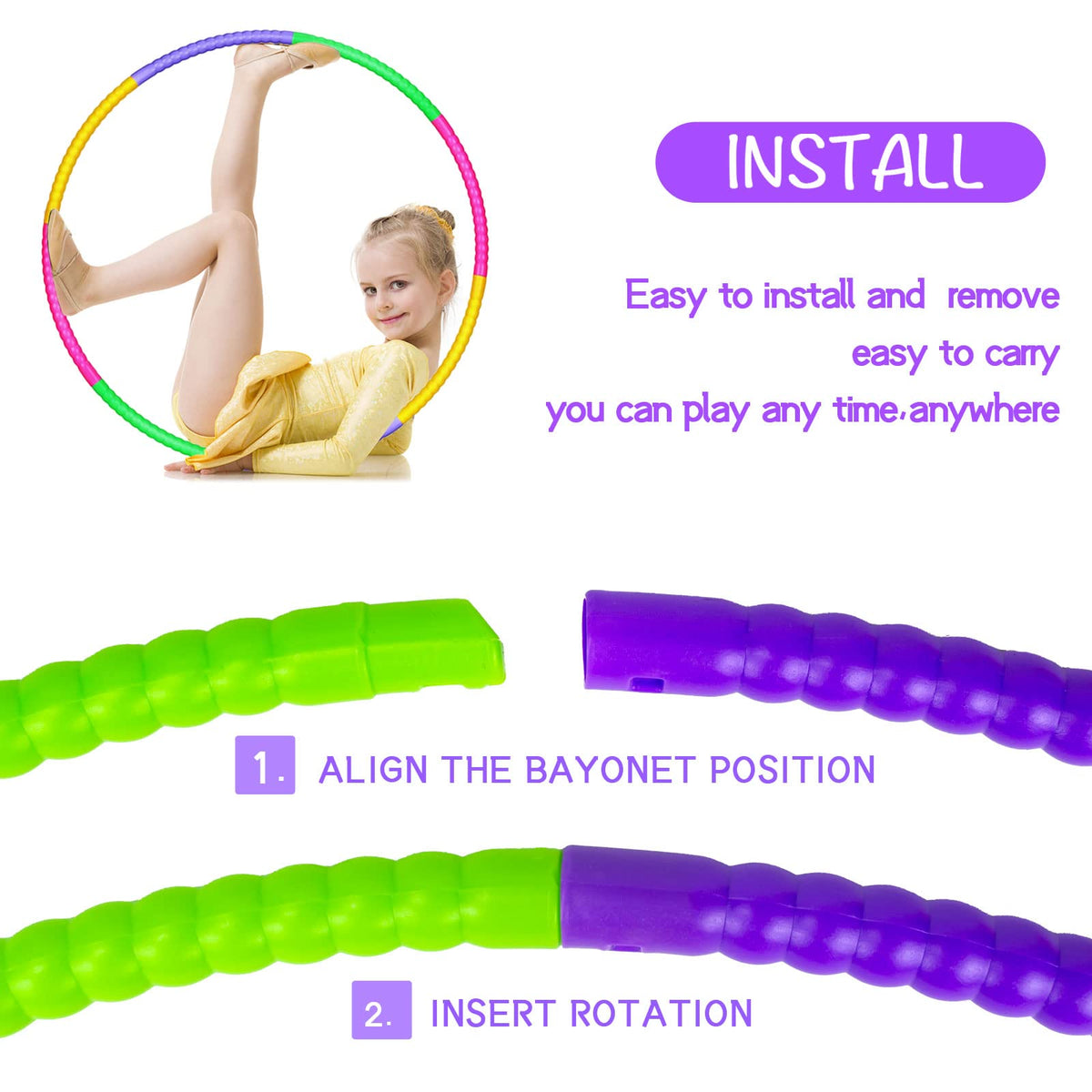Hymaz hoops used for outdoor play and pet training