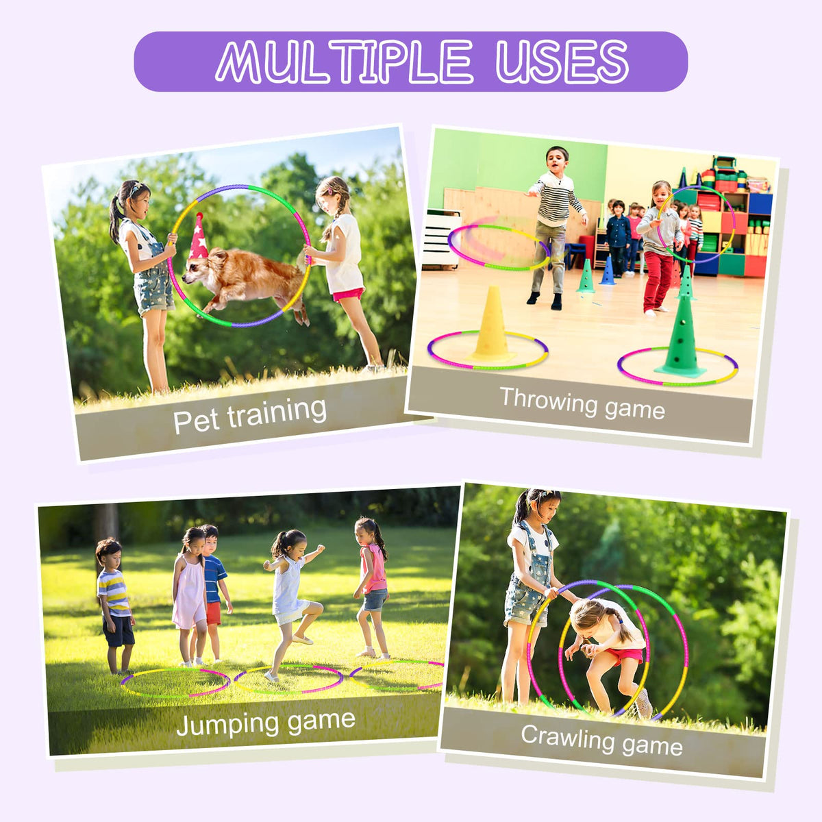 Hymaz hoops ideal for parties, events, and classroom activities