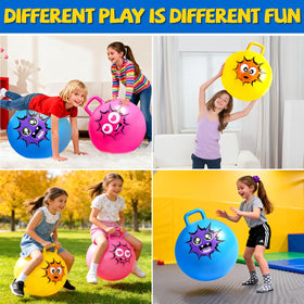 Hymaz 15-inch ball suitable for kids aged 3 to 6 years.
