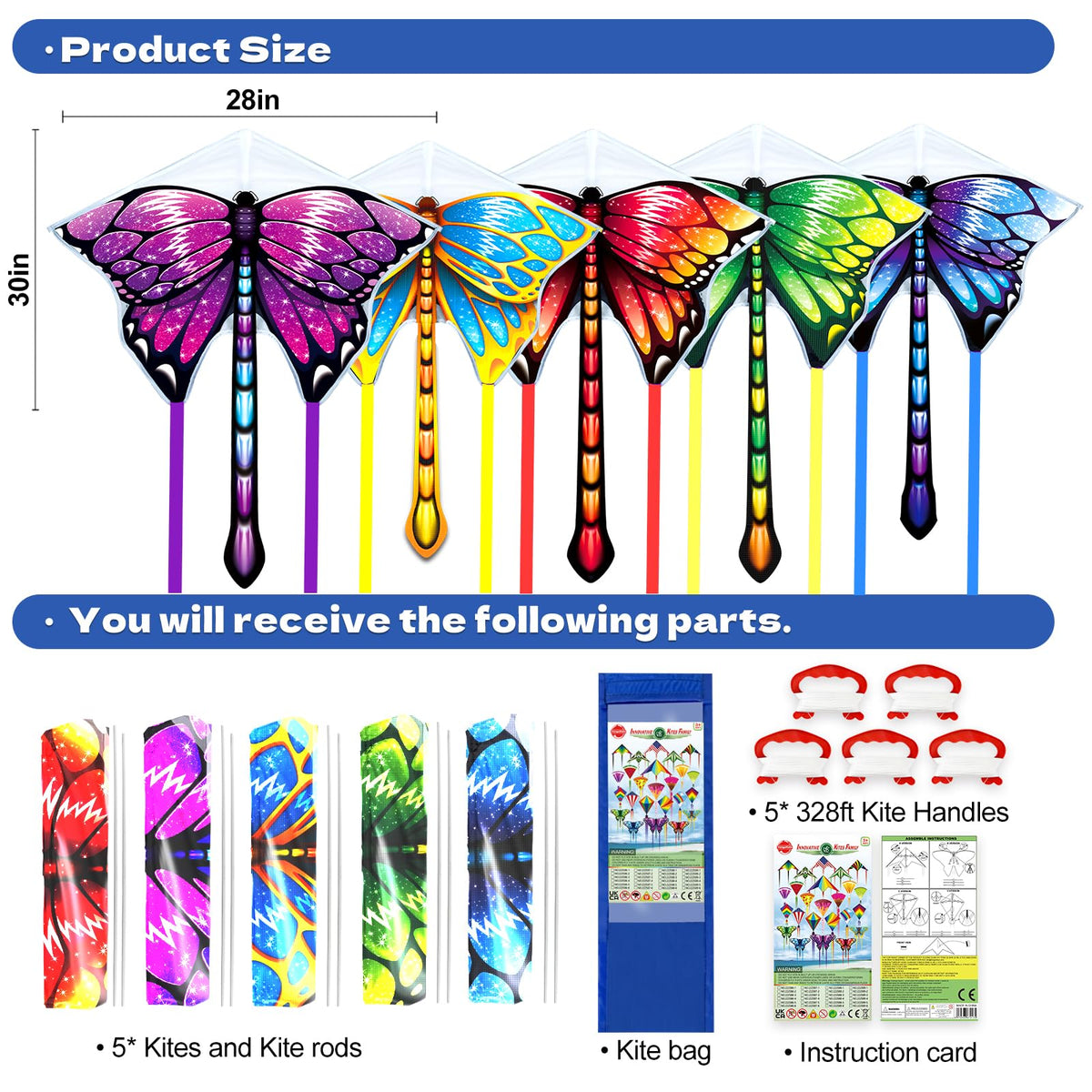 Hymaz kite assembly and instructions image showing quick setup for beginners