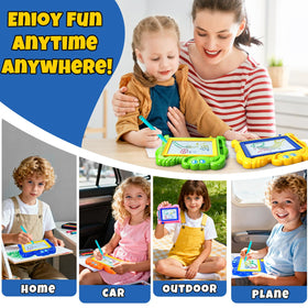 5.9x5.1 inch Hymaz board in vibrant, non-toxic plastic.