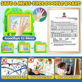 Party-ready Hymaz drawing board as a fun goody bag gift.