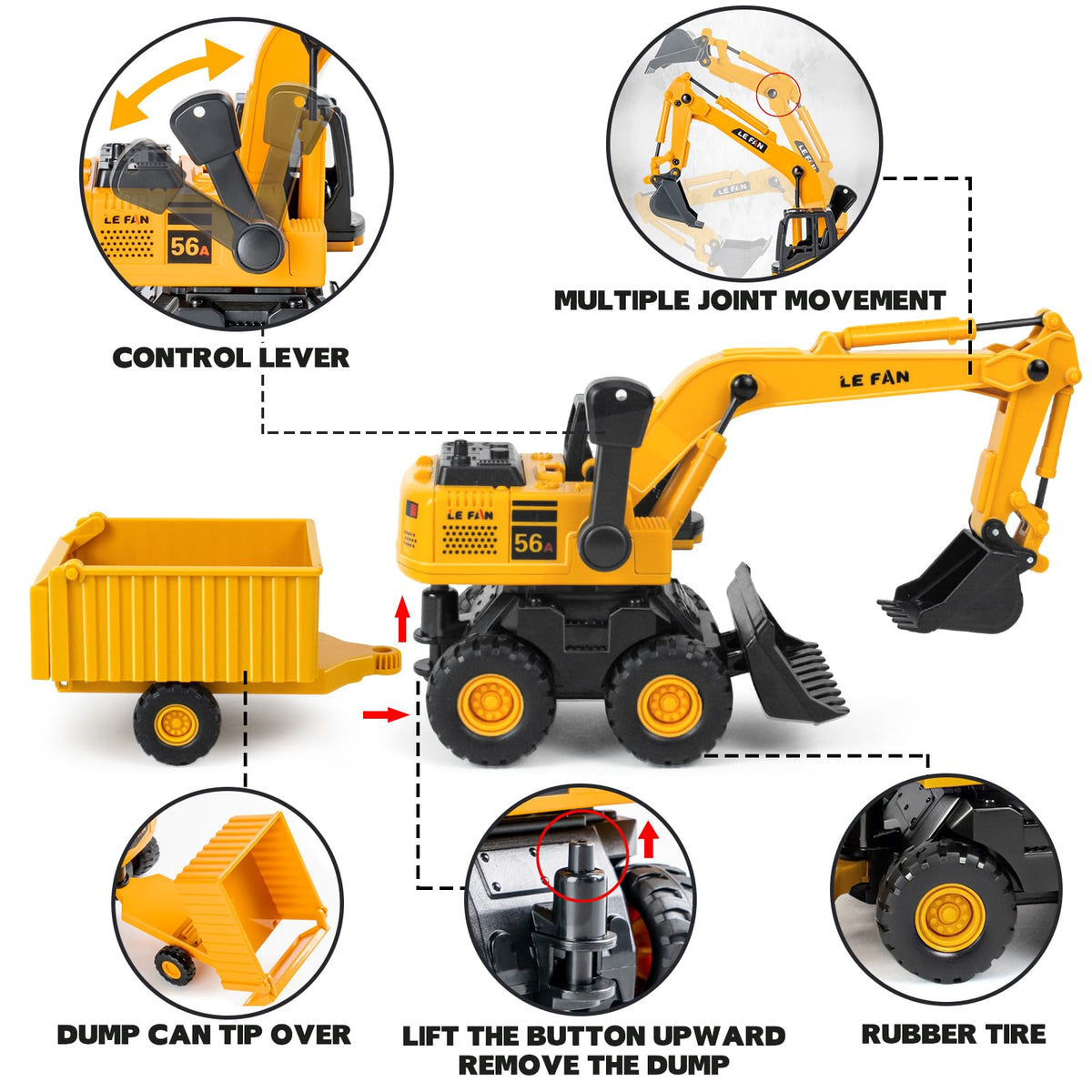 Hymaz rotatable cab and boom enabling authentic digging and lifting experiences