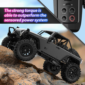 Hyper Go H12Y front approach angle showcased for steep obstacles.