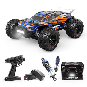 Hyper GO H16DR top view shows rugged 4WD ready for off-road fun