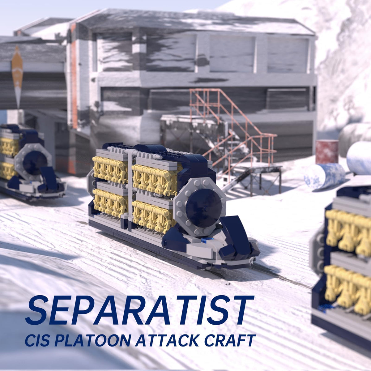 HyperBrick army of 32 battle droids ready to squad up