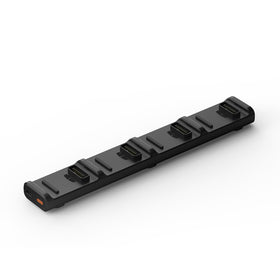 Hypershell 4-Port Charging Hub front view for X Series exoskeleton batteries, quick swaps.