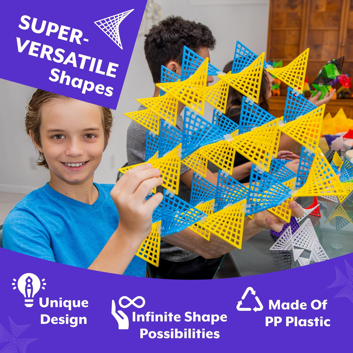 Hypertile HyperTiles kids-building scene highlights collaborative creativity.
