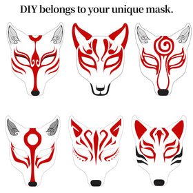 Hyuetrsa diy craft fox mask set inspires family creativity.