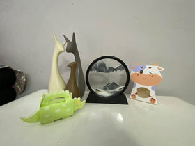 HYUGF Moving Sand Art Includes packaging and regulator for easy setup.