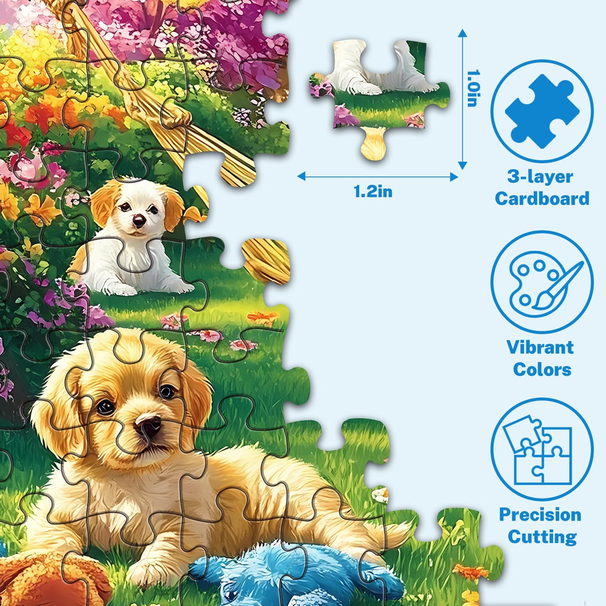 HYXCHQA country farm landscape puzzle engaging scene for mindful downtime and decor