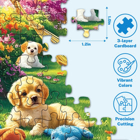 HYXCHQA country farm landscape puzzle engaging scene for mindful downtime and decor