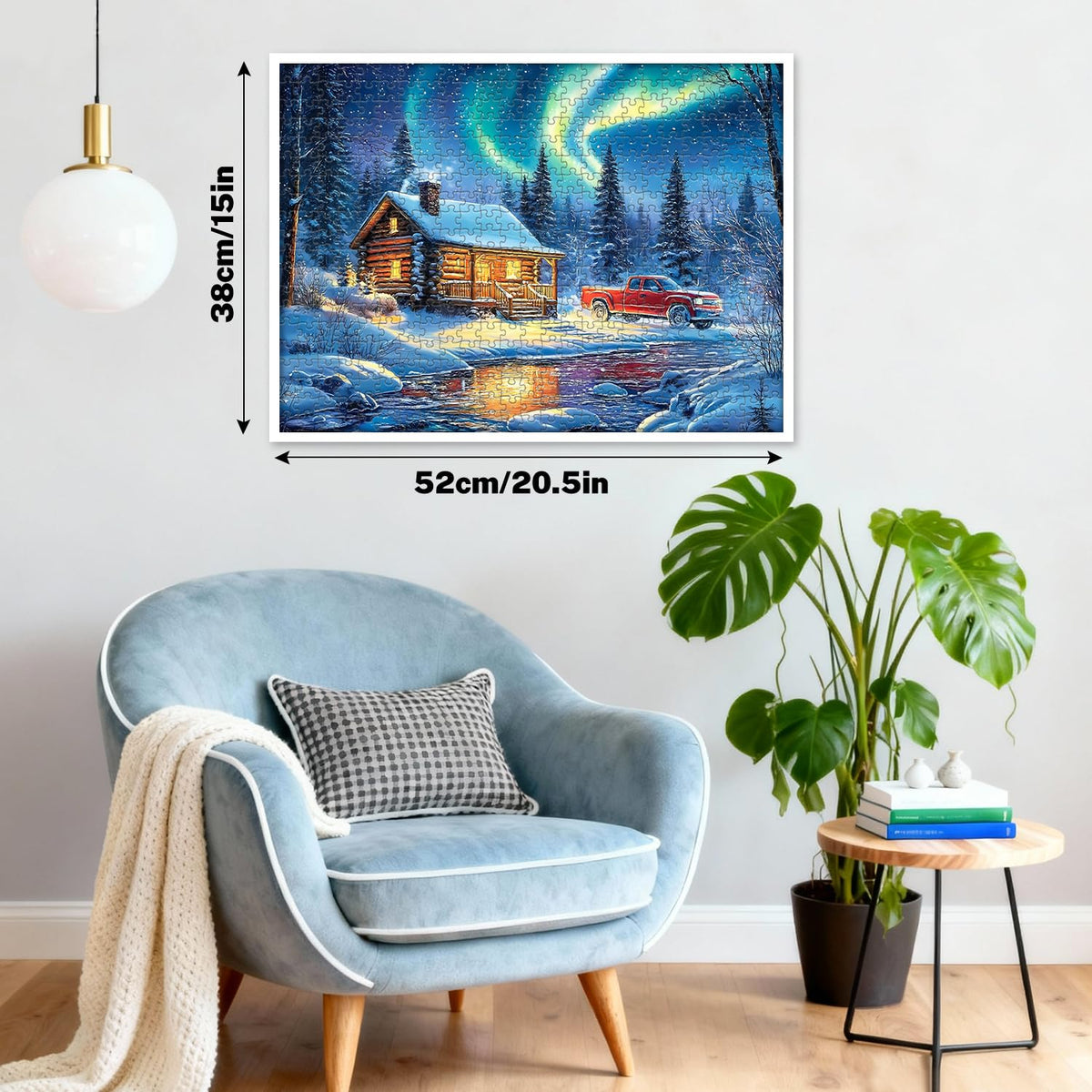 HYXCHQA poster-included puzzle ready for wall display