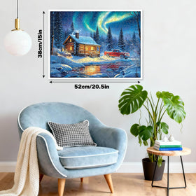 HYXCHQA poster-included puzzle ready for wall display