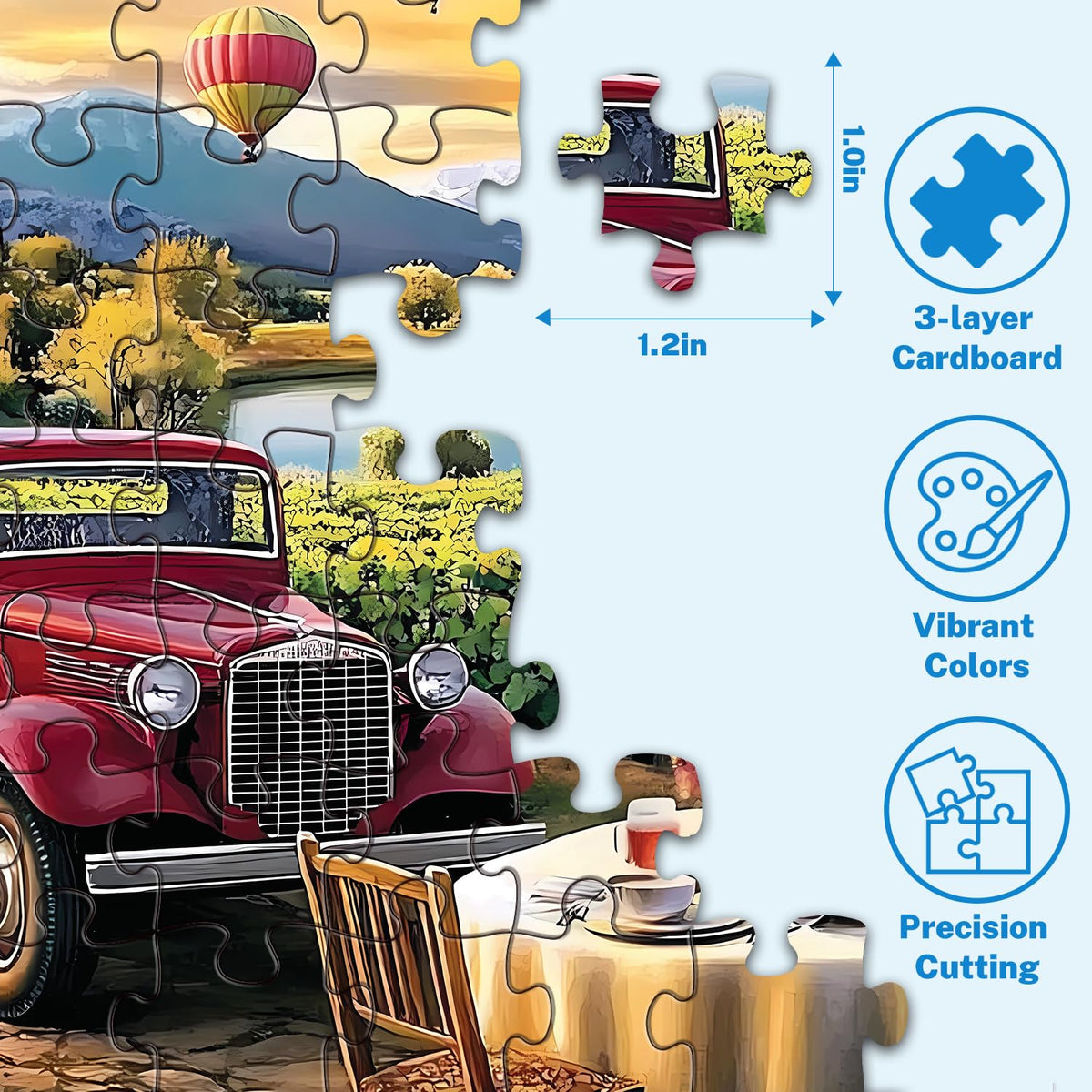 HYXCHQA retro convenience store puzzle: nostalgic color-pop scene for engaging group puzzles.