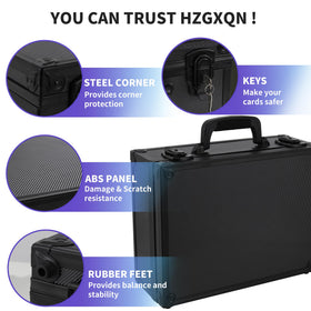 HZGXQN portable design makes it easy to move your collection to events.
