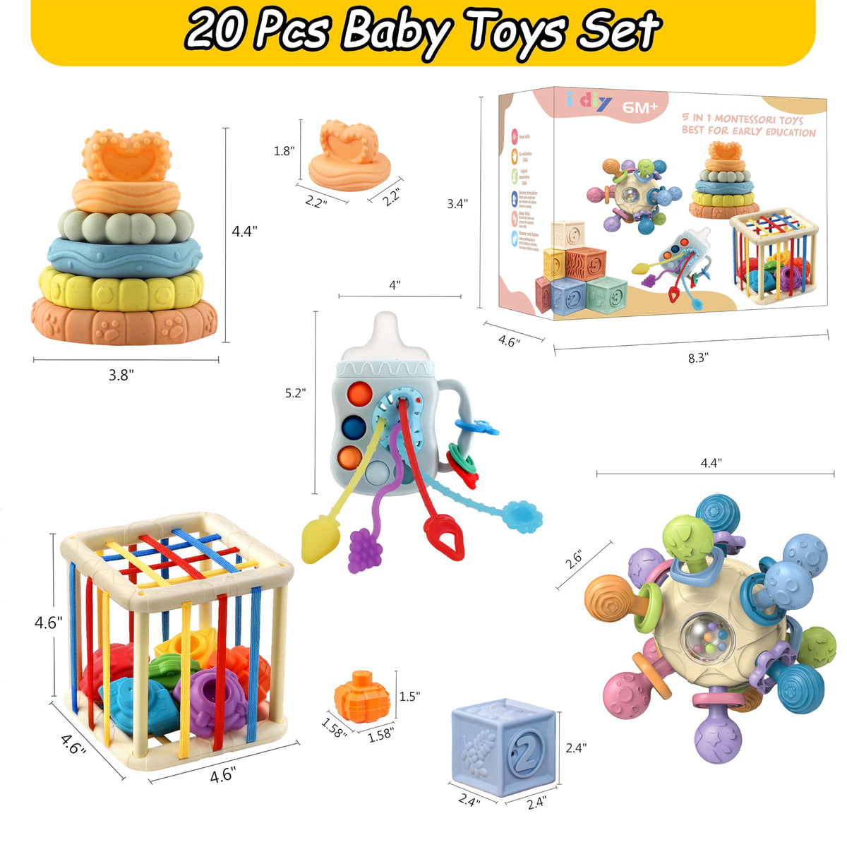 i diy montessori toys set overview highlighting a complete early learning collection