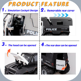 i diy Police dog figurine included for imaginative rescue scenes
