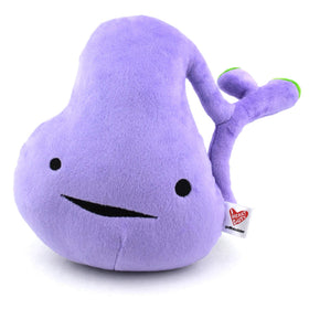 I Heart Guts gallbladder plush front view, a soft comforting companion.