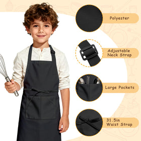 IAGBIBUI two-pocket apron keeps pens and snacks handy