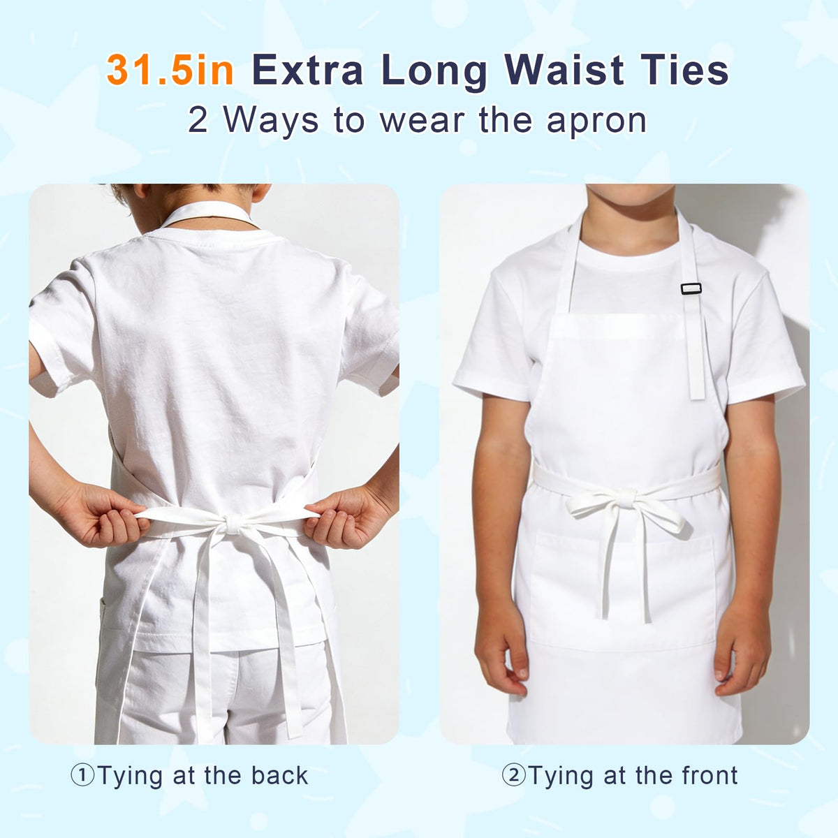 IAGBIBUI adjustable neck ties and elastic back hat for comfortable fit.