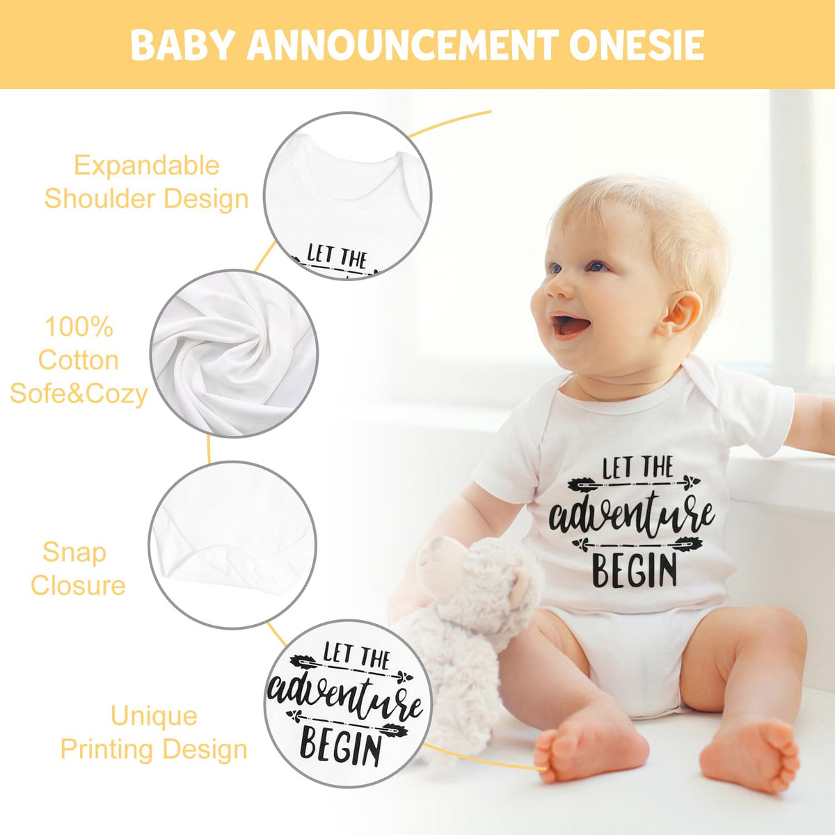 iAOVUEBY cozy blanket adds warmth during cuddles and tummy time.