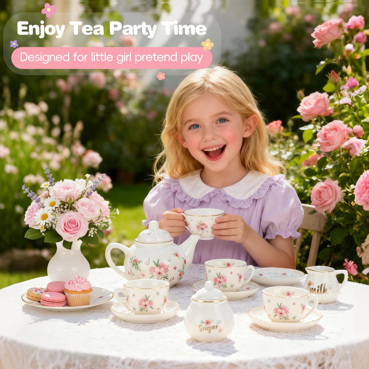 iAOVUEBY creamer and sugar bowl add authentic afternoon tea detail