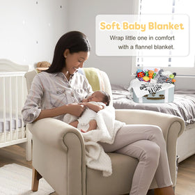 iAOVUEBY neutral colors suit both baby girls and boys for timeless gifting.
