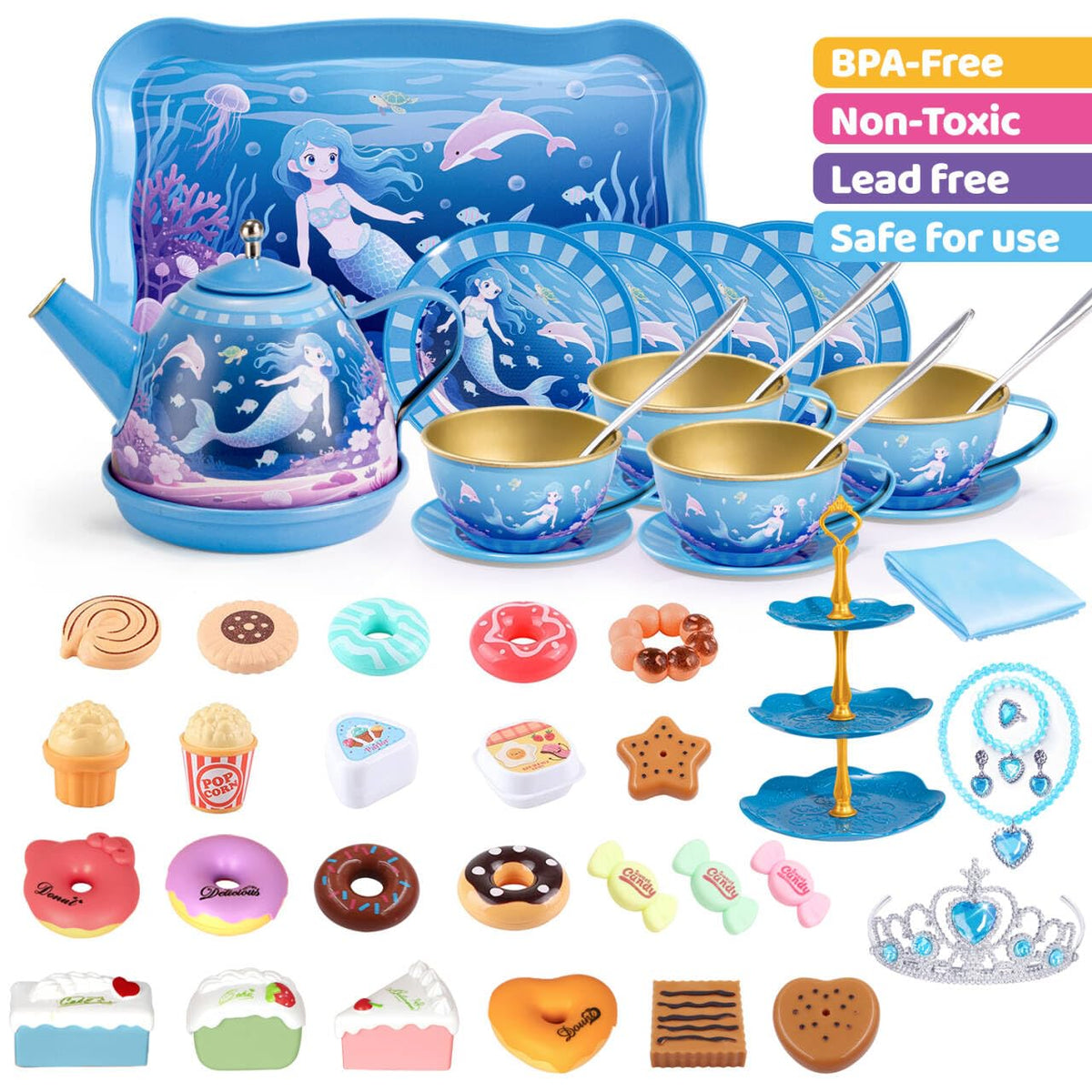 iAOVUEBY Carrying case and dessert stand for portable tea time.