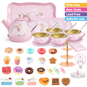 iAOVUEBY tea cups for little hands encourage fine motor skills during pretend tea