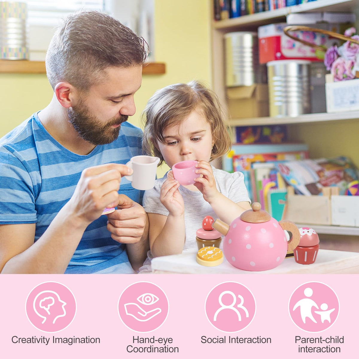 iAOVUEBY creamer pitcher complements storytelling during tea time