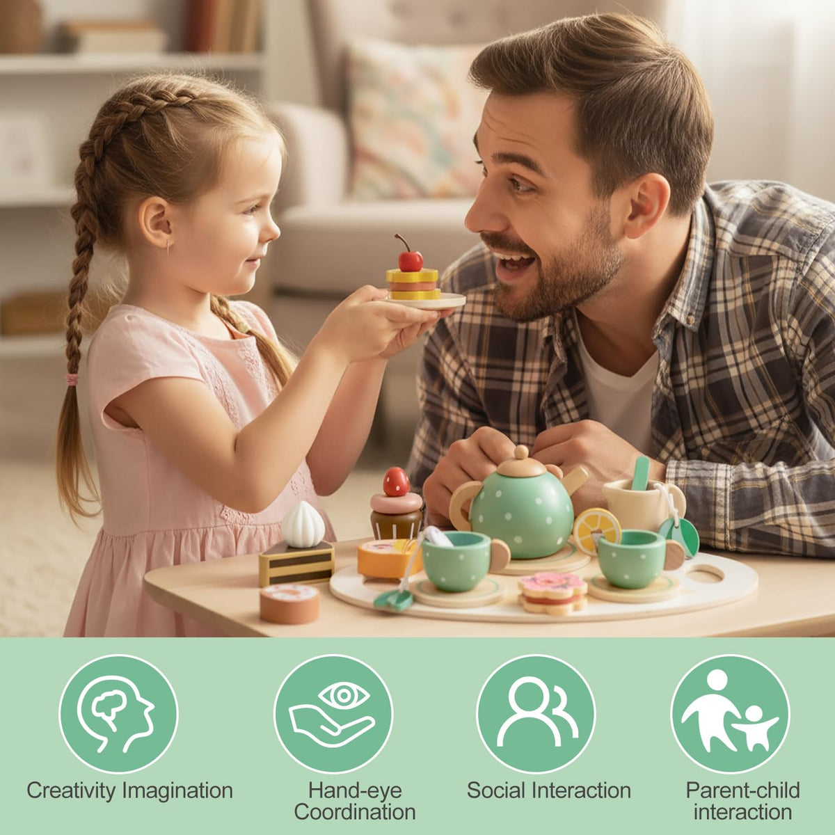 iAOVUEBY tea saucers provide stable dishes for toddlers