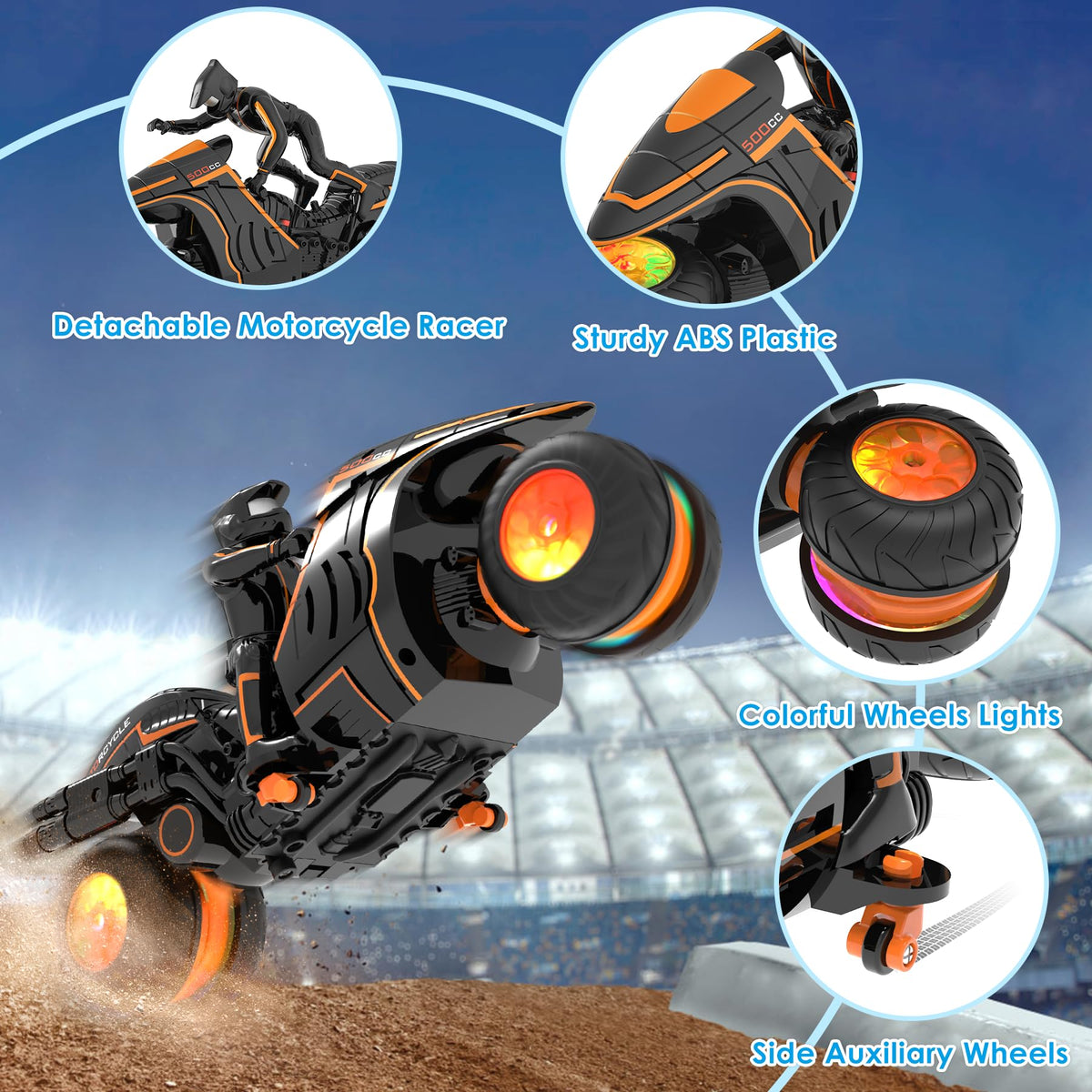 iappadore dual-battery bike offers extended playtime