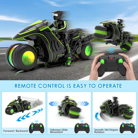 iappadore RC bike 360-degree rotation for smooth spins