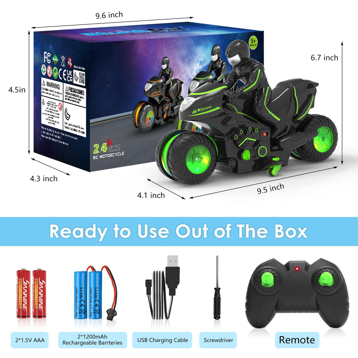iappadore ready-to-play set with two batteries and USB charger for instant fun
