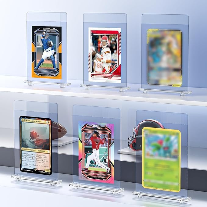 IARJI acid-free high-density PVC material preserves cards without fading.