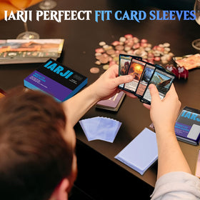 IARJI sleeves demonstrate fit with MTG, TCG, and PKM decks