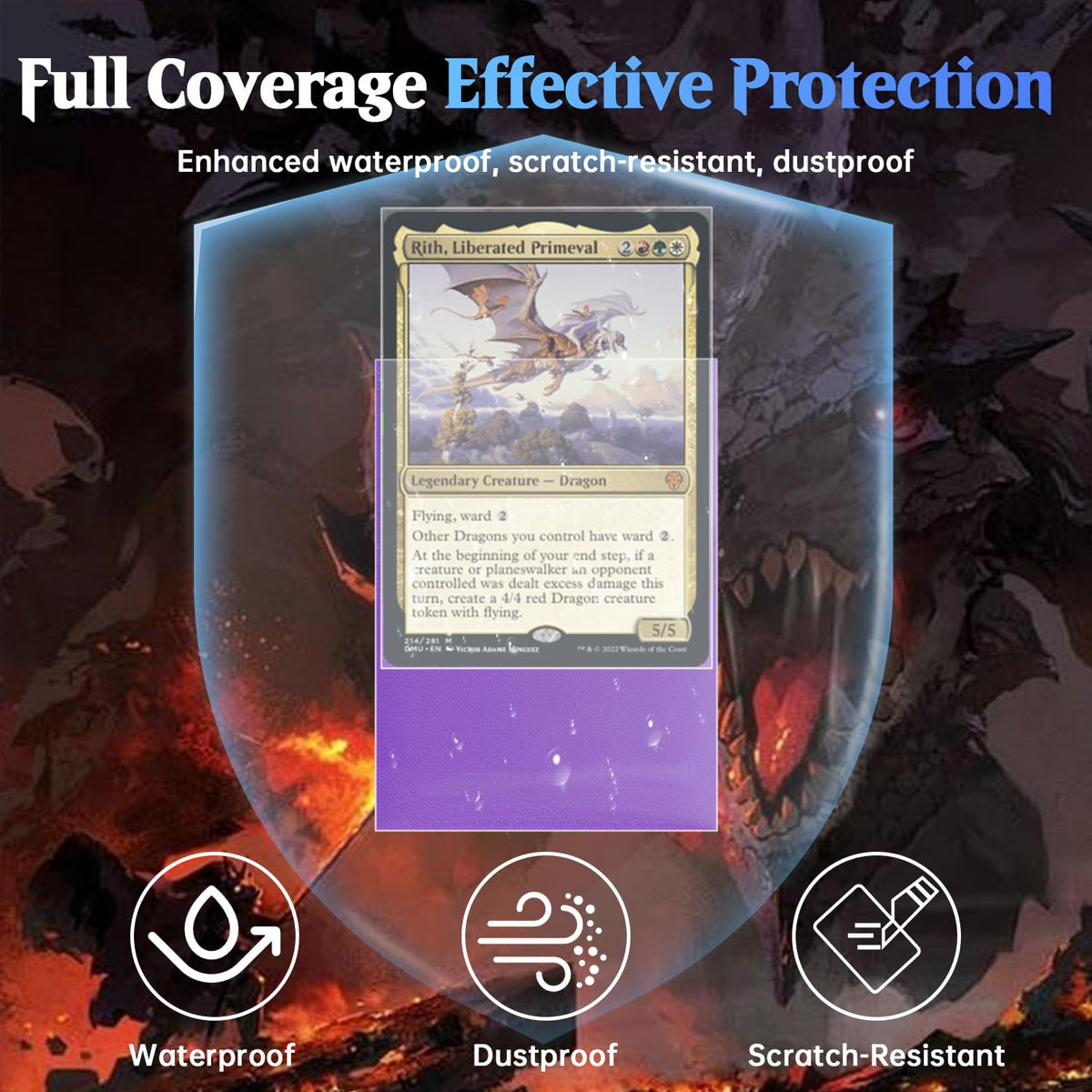 IARJI clear sleeves keep artwork vibrant while shuffling
