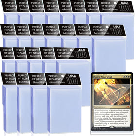 IARJI Perfect Fit Sleeves boxed set shows 2400 clear inner sleeves for MTG protection