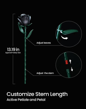 iATOM Black Rose Bouquet gothic home decor design accent