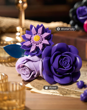 iATOM Purple plant bouquet makes a thoughtful gift for her, mom, or partner