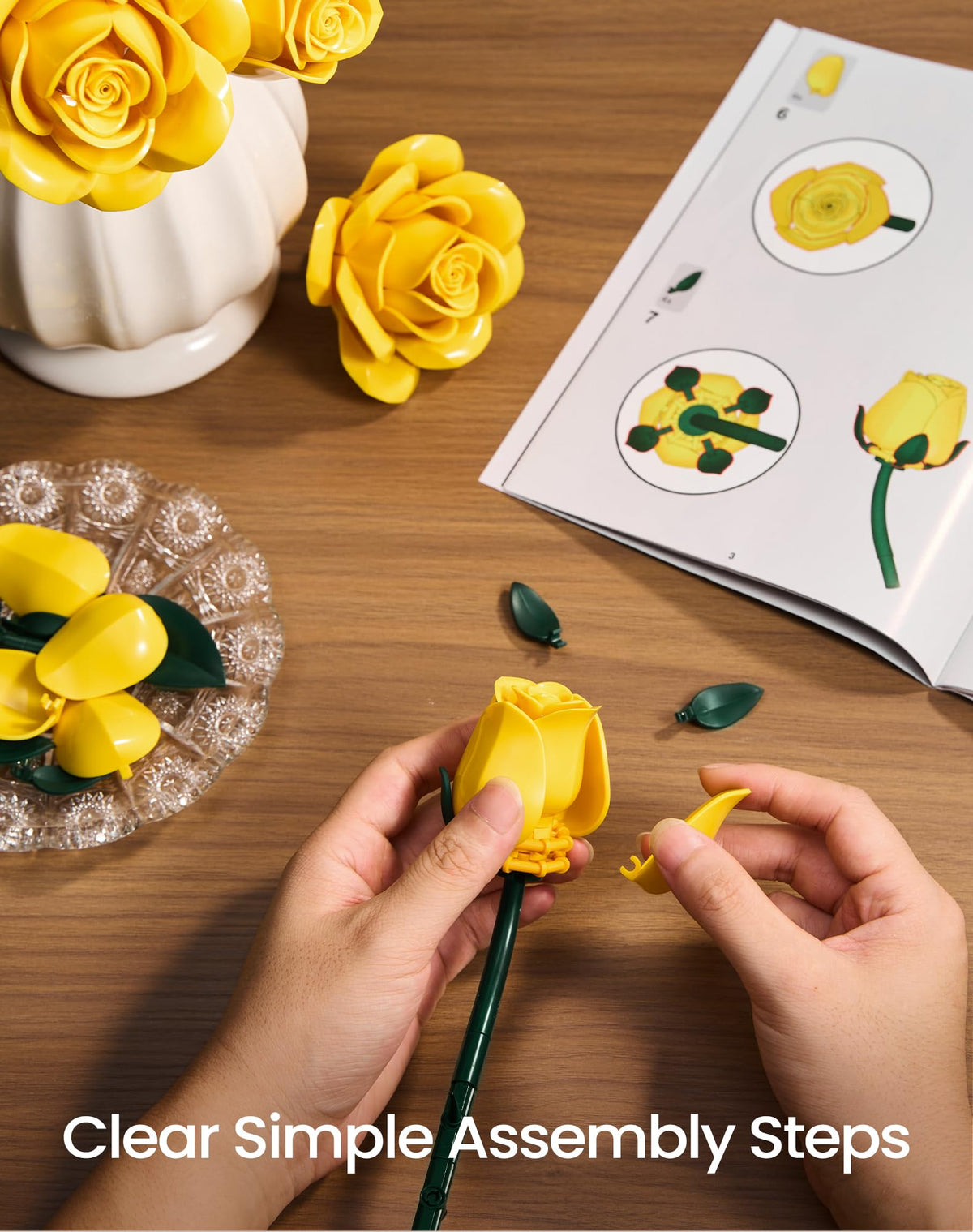 iATOM gift-ready bouquet set suitable for Valentine's Day or Mother's Day.