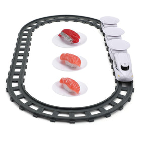 ibasenice sushi train toy track carriage glides smoothly for imaginative play