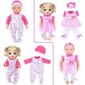 iBayda 10-14 inch doll clothes for versatile playtime scenarios