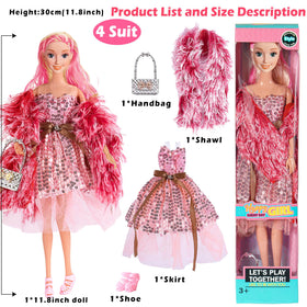 iBayda dolls packaging in gift box emphasizes premium presentation