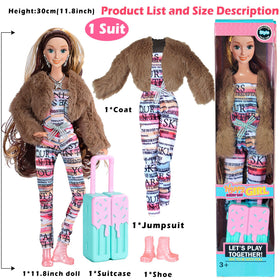 iBayda detachable outfits and accessories for customizable fashion play